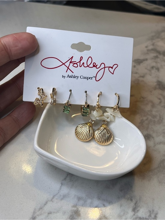 Ashley Cooper Jewelry - Ashley Cooper NWT Gold Tone 3-Pair Earrings Set
